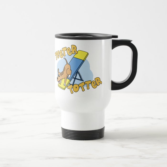 Cartoon Teeter Totter Agility Mugs