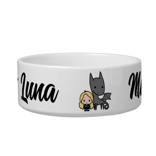 Cartoon Thestral and Luna Character Art Bowl