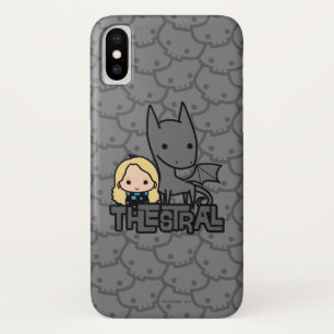 Cartoon Thestral and Luna Character Art iPhone X Case