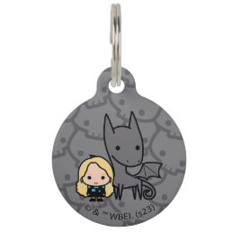 Cartoon Thestral and Luna Character Art Pet ID Tag