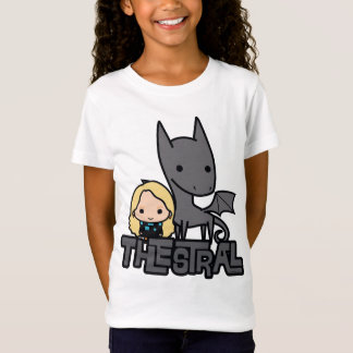 Cartoon Thestral and Luna Character Art T-Shirt