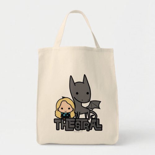 Cartoon Thestral and Luna Character Art Tote Bag