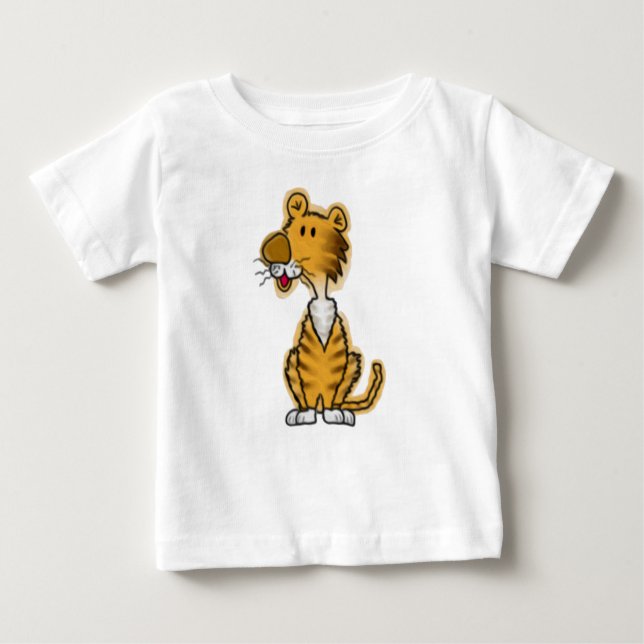 Cartoon Tiger Baby T-Shirt (Front)