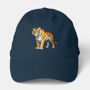 Cartoon Tiger Gift Tiger Lover Orange Black Performance Cap