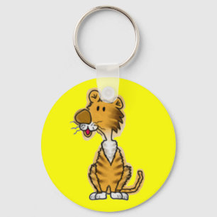 Cartoon Tiger Keychain