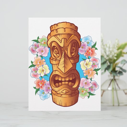 Cartoon Tiki Statue (Standing Front)