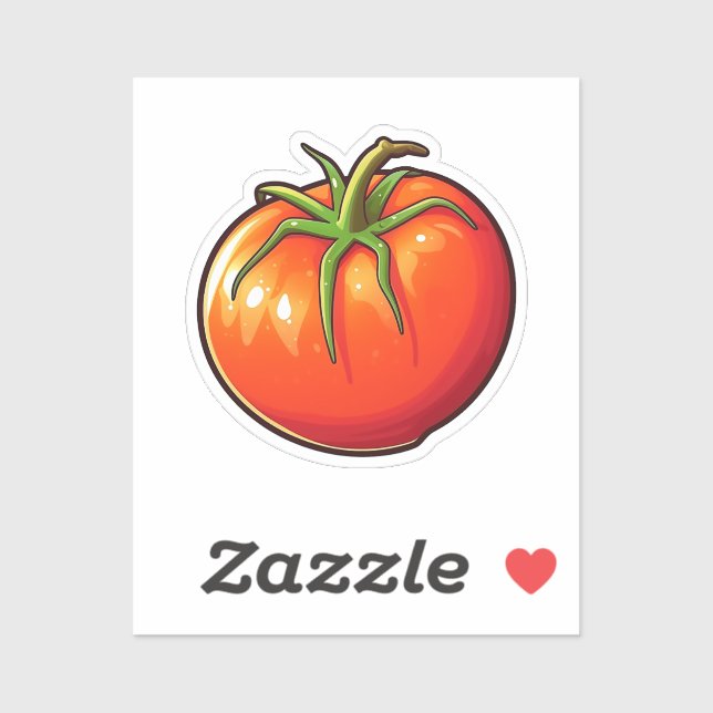 Cartoon tomato sticker (Sheet)