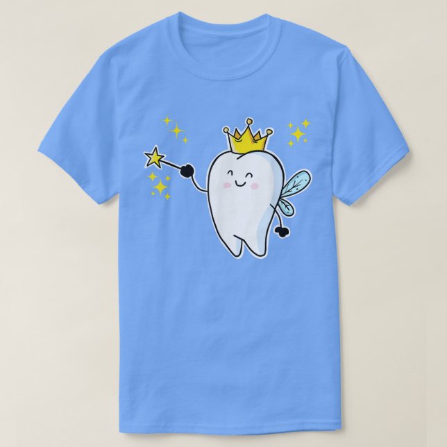Cartoon Tooth Fairy  T-Shirt (Design Front)