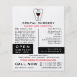 Cartoon Tooth Logo, Dentistry, Dentist Advertising Flyer<br><div class="desc">Cartoon Tooth Logo,  Dentistry,  Dentist Advertising Flyer by The Business Card Store.</div>