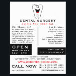 Cartoon Tooth Logo, Dentistry, Dentist Advertising Flyer<br><div class="desc">Cartoon Tooth Logo,  Dentistry,  Dentist Advertising Flyer by The Business Card Store.</div>