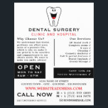 Cartoon Tooth Logo, Dentistry, Dentist Advertising Flyer<br><div class="desc">Cartoon Tooth Logo,  Dentistry,  Dentist Advertising Flyer by The Business Card Store.</div>