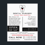 Cartoon Tooth Logo, Dentistry, Dentist Advertising Flyer<br><div class="desc">Cartoon Tooth Logo,  Dentistry,  Dentist Advertising Flyer by The Business Card Store.</div>