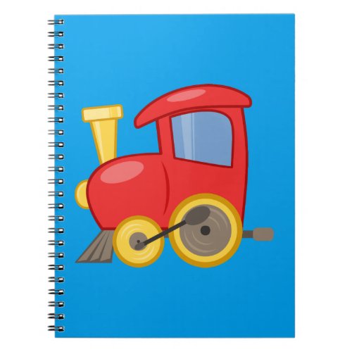 CARTOON TOY TRAIN COLORFUL KIDS GROUND TRANSPORTAT NOTEBOOK