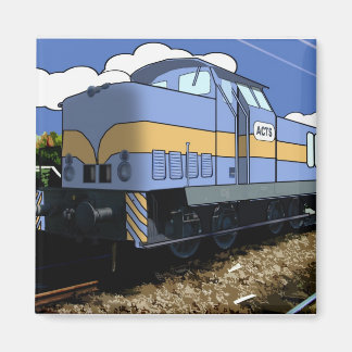 Cartoon Train Magnet