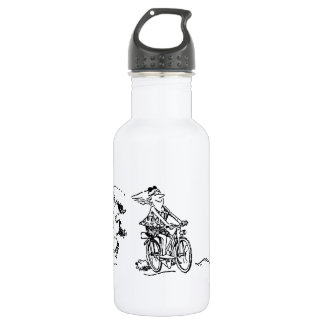 Cartoon Triathlon Water Bottle