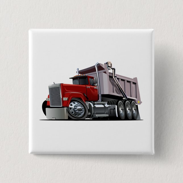 Cartoon truck button (Front)