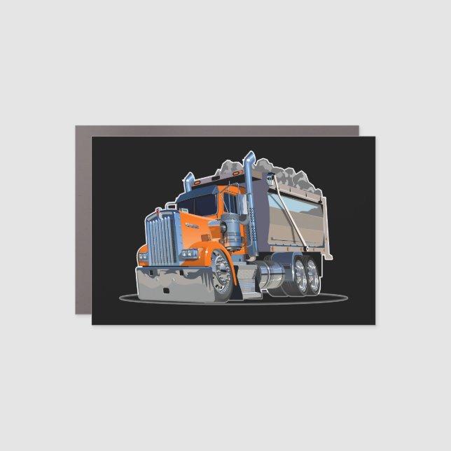 Cartoon truck car magnet (Front)