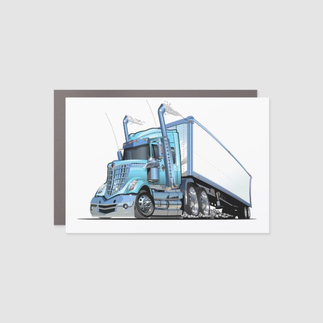 Cartoon truck car magnet (Front)
