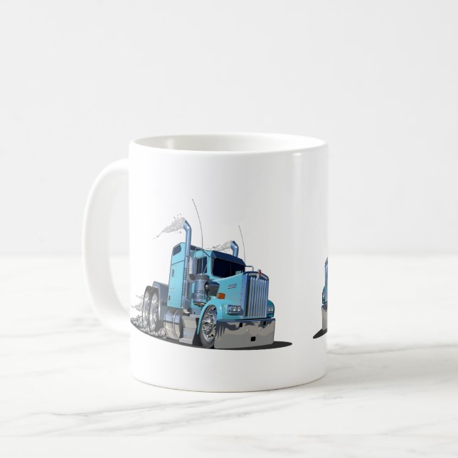 Cartoon truck coffee mug (Front Left)