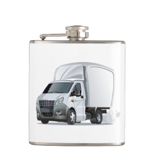 Cartoon truck flask