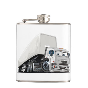 Cartoon truck flask