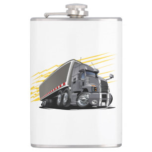 Cartoon truck flask