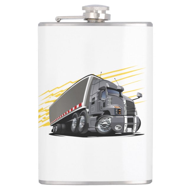 Cartoon truck flask (Front)