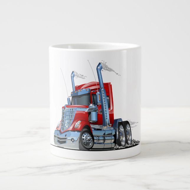 Cartoon truck giant coffee mug (Front)