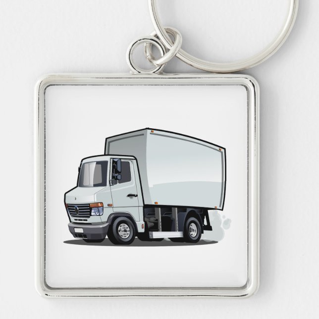 Cartoon truck keychain (Front)