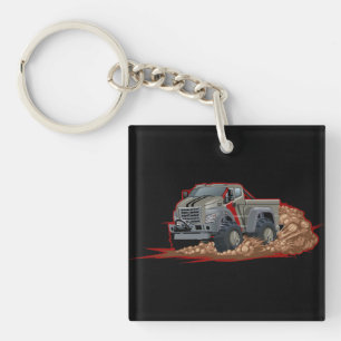 Cartoon truck keychain