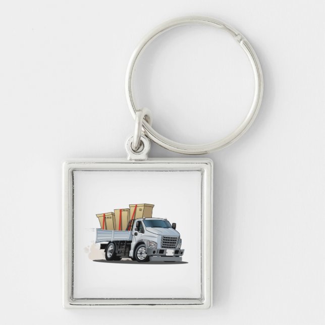 Cartoon truck keychain (Front)