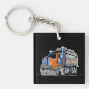 Cartoon truck keychain