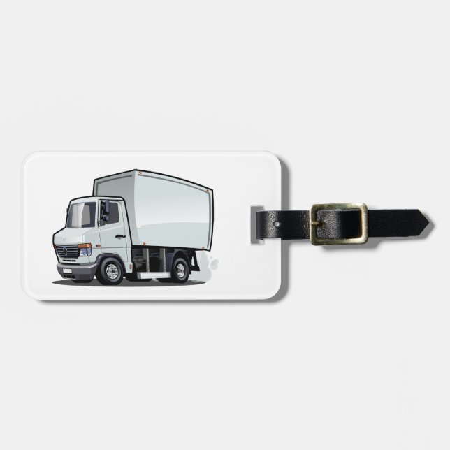 Cartoon truck luggage tag (Front Horizontal)