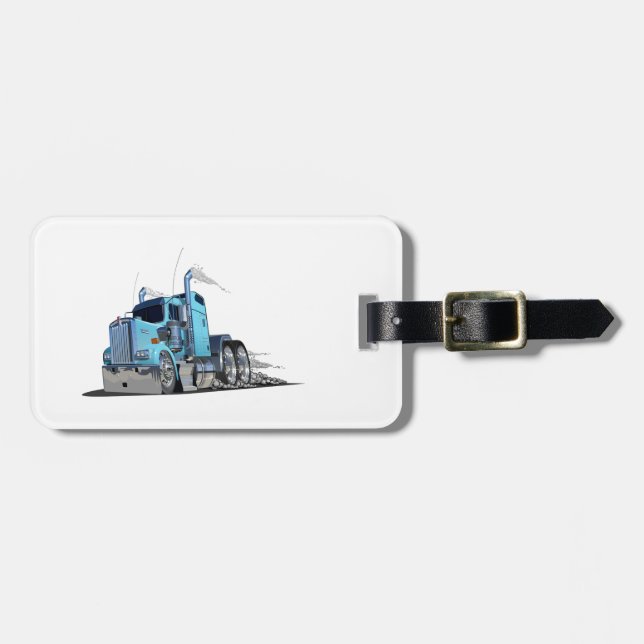 Cartoon truck luggage tag (Front Horizontal)