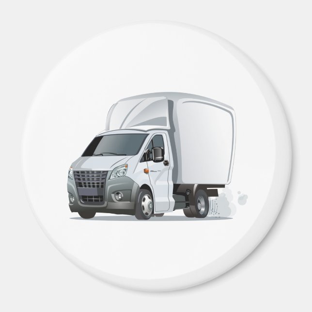 Cartoon truck magnet (Front)