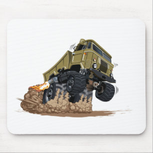 Cartoon truck mouse pad