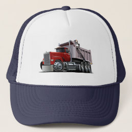 Cartoon truck trucker hat