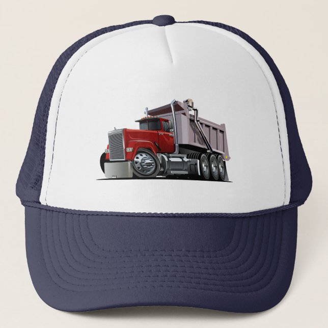 Cartoon truck trucker hat (Front)