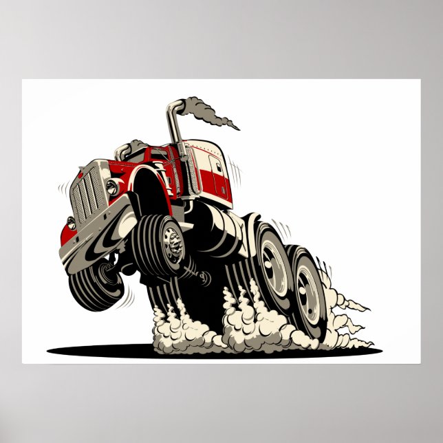 cartoon truxk poster (Front)