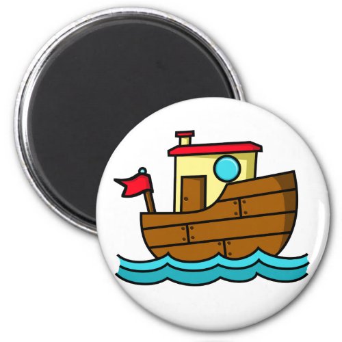 Cartoon Tug Boat Magnet