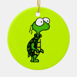 Cartoon Turtle Ceramic Ornament