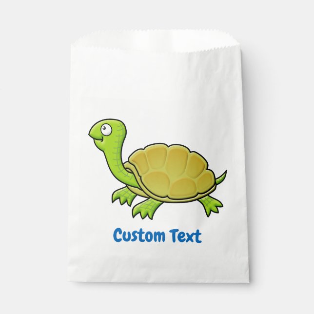 Cartoon Turtle Favor Bag (Front)