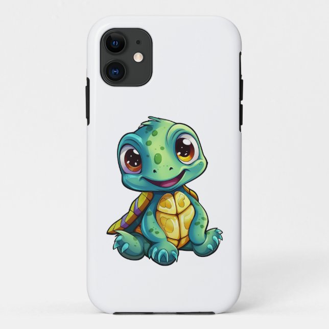 Cartoon turtle illustration Case-Mate iPhone case (Back)