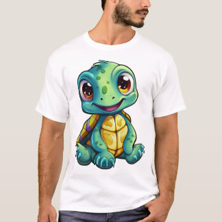 Cartoon turtle illustration Copy Copy Copy Copy Co T-Shirt