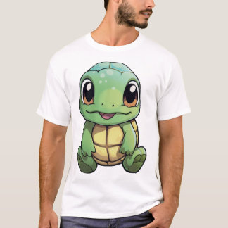 Cartoon turtle illustration Copy Copy Copy Copy Co T-Shirt