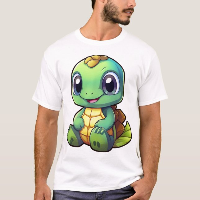 Cartoon turtle illustration Copy Copy T-Shirt (Front)
