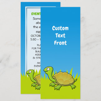 Cartoon Turtle Invitation