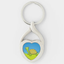 Cartoon Turtle Keychain
