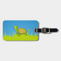 Cartoon Turtle Luggage Tag