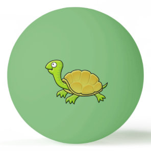 Cartoon Turtle Ping Pong Ball